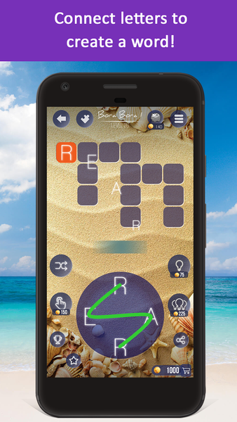 Word Beach: Word Search Games - Gameplay image of android game