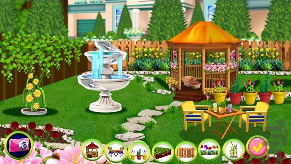 بازی خلاقانه طراحي باغ بچه ها - عکس بازی موبایلی اندروید
