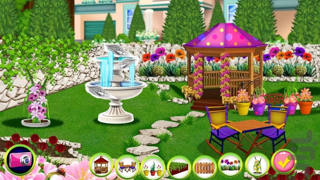 بازی خلاقانه طراحي باغ بچه ها - عکس بازی موبایلی اندروید