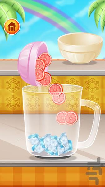 بازی درست کردن یخ در بهشت میوه ای - عکس بازی موبایلی اندروید