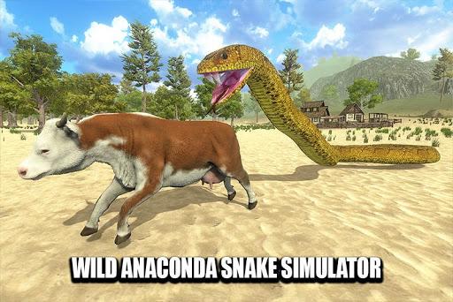Wild Anaconda Snake Attack 3D - Gameplay image of android game