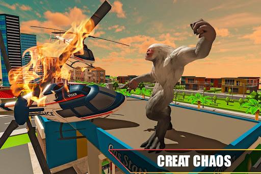 Bigfoot Monster City Rampage: Gorilla Hunter - Image screenshot of android app