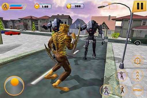 Super Tiger Hero: Terra Street Crime Fighter - Gameplay image of android game
