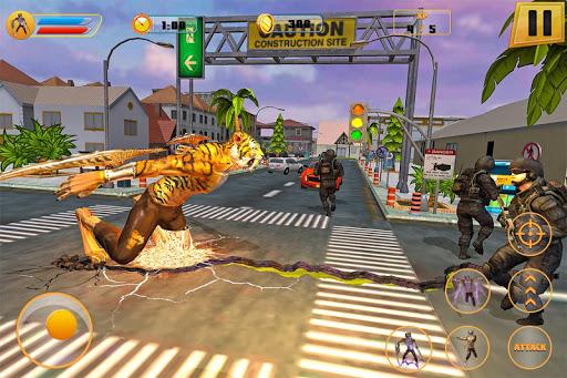 Super Tiger Hero: Terra Street Crime Fighter - Gameplay image of android game
