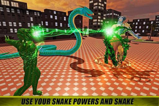 Anaconda Snake Hero City Battle Survival - Gameplay image of android game