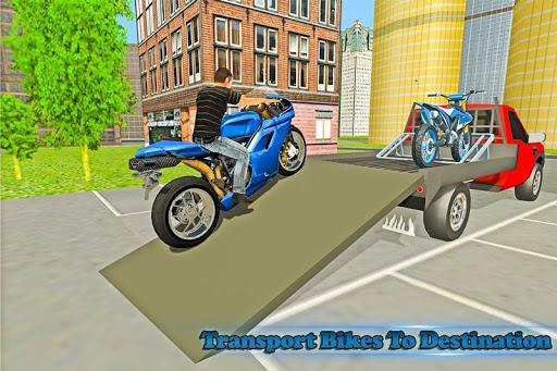 Bike Transport Truck Driver - عکس بازی موبایلی اندروید