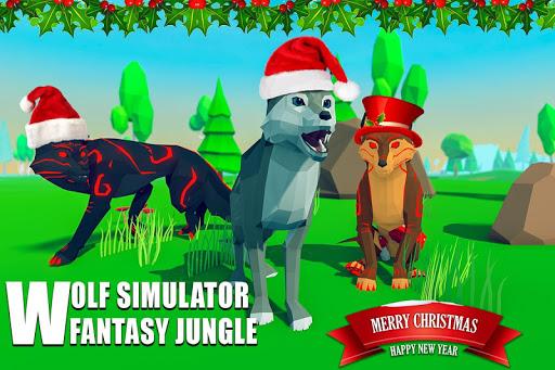 Wolf Simulator Fantasy Jungle - عکس برنامه موبایلی اندروید