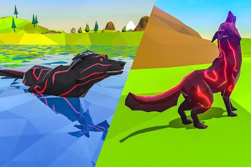 Wolf Simulator Fantasy Jungle - عکس برنامه موبایلی اندروید