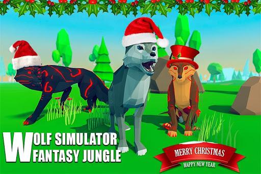 Wolf Simulator Fantasy Jungle - عکس برنامه موبایلی اندروید