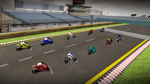 Moto Bike Racing Super Hero Motorcycle Racing Game - Gameplay image of android game