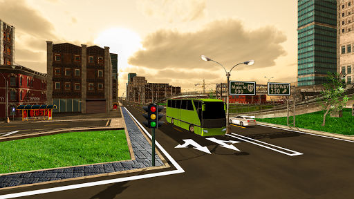 City Coach Bus Simulator Drive - Gameplay image of android game
