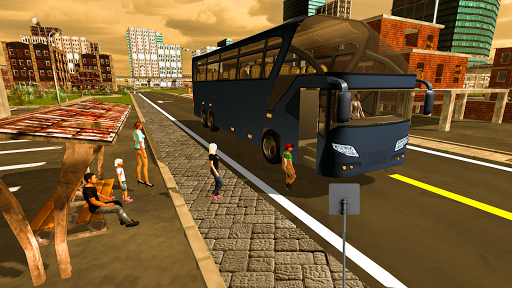 City Coach Bus Simulator Drive - Gameplay image of android game