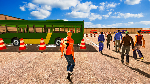 Coach Bus Simulator Driving 3D - Gameplay image of android game
