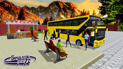 Coach Bus Simulator Driving 3 - Gameplay image of android game