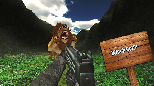 Lion Hunting Sniper Shooting - Gameplay image of android game