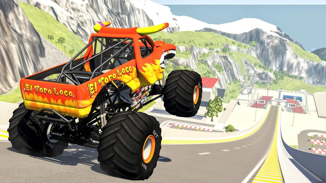 Realistic Car Crash Simulator - Gameplay image of android game