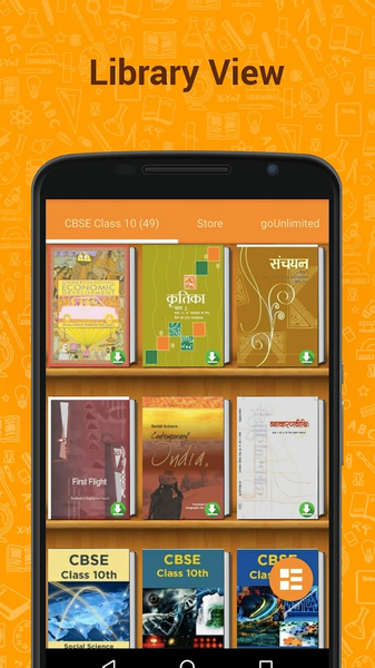 CBSE Class 10 NCERT Solutions - Image screenshot of android app
