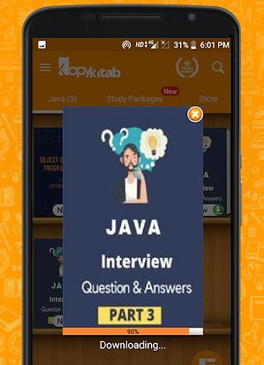Learn Java - عکس برنامه موبایلی اندروید