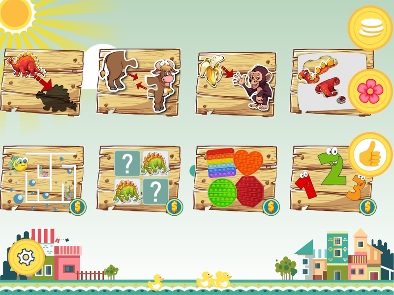 Educational games for kids ۲-۴ - عکس بازی موبایلی اندروید