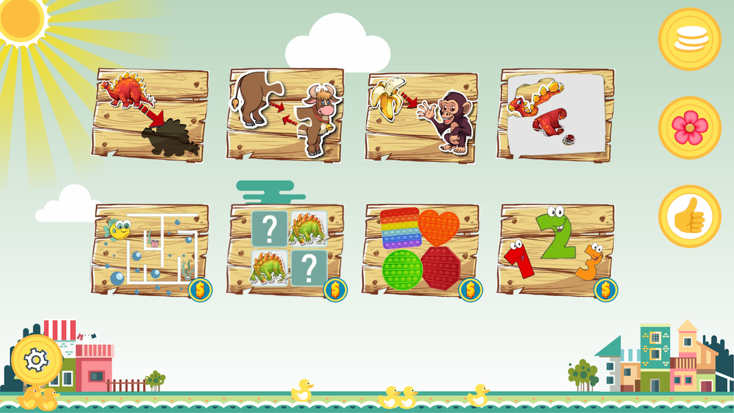 Educational games for kids ۲-۴ - عکس بازی موبایلی اندروید