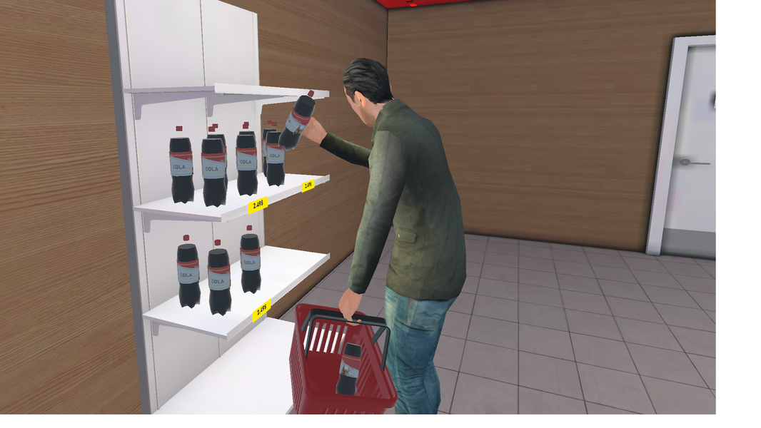 Retail Supermarket Simulator - Gameplay image of android game