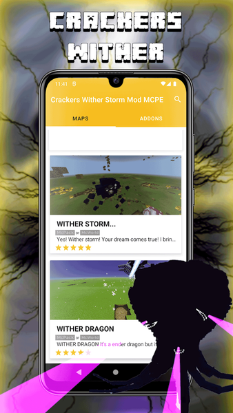 Crackers Wither Storm Mod MCPE - عکس برنامه موبایلی اندروید