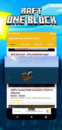 Mod Raft Survival for MCPE - O - عکس برنامه موبایلی اندروید