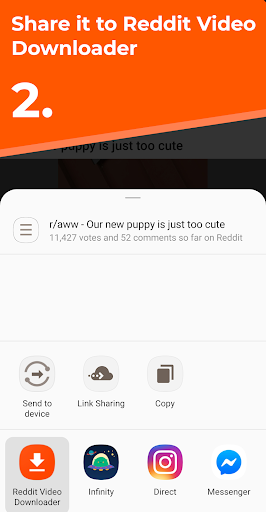 Video + Audio Downloader For Reddit - Image screenshot of android app