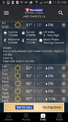 KPLC ۷ First Alert Weather - عکس برنامه موبایلی اندروید