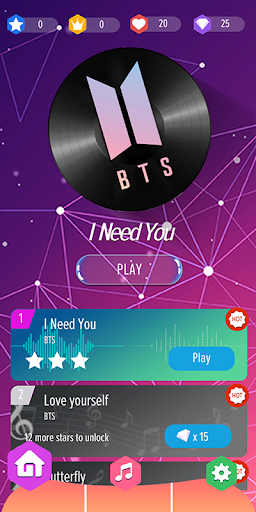 BTS Piano Tiles - Kpop - Gameplay image of android game