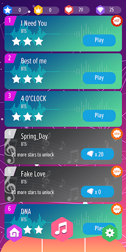 BTS Piano Tiles - Kpop - عکس بازی موبایلی اندروید