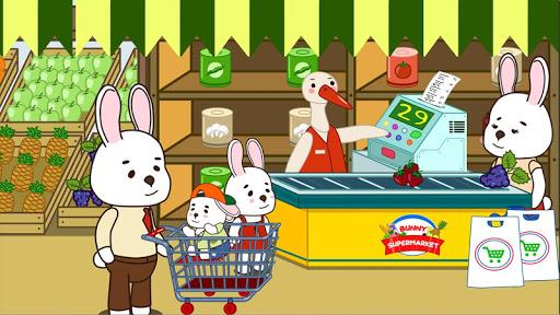 Anime Bunny: Kids supermarket - عکس بازی موبایلی اندروید