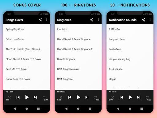 BTS Lyrics Songs & Wallpapers - Image screenshot of android app