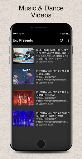 Exo Songs Lyrics & Wallpapers - عکس برنامه موبایلی اندروید