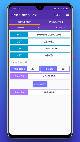 Base Converter & Calculator - عکس برنامه موبایلی اندروید