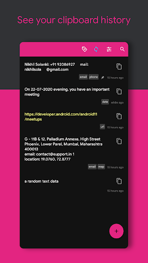 XClipper - Clipboard manager - عکس برنامه موبایلی اندروید