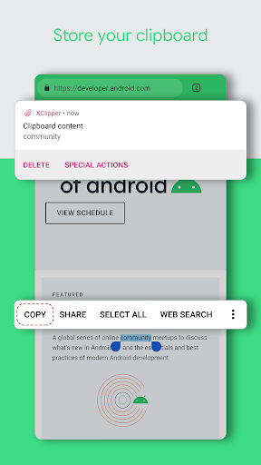 XClipper - Clipboard manager - عکس برنامه موبایلی اندروید