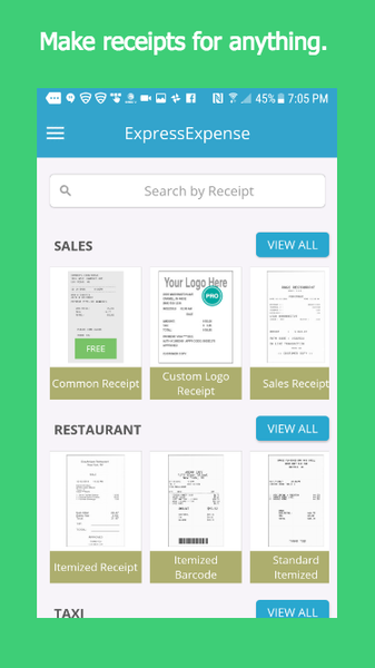 ExpressExpense - عکس برنامه موبایلی اندروید