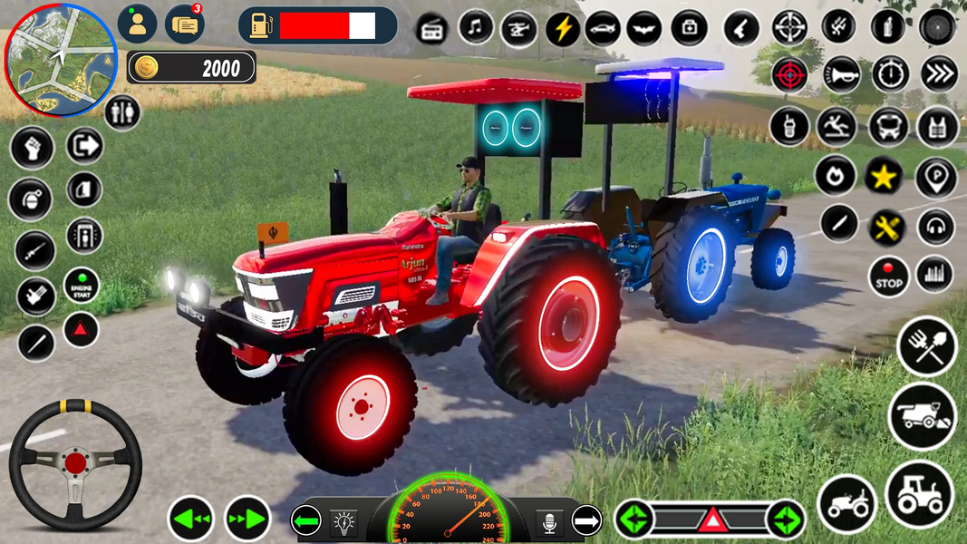 Tractor Game Real Tractor 3D - Gameplay image of android game