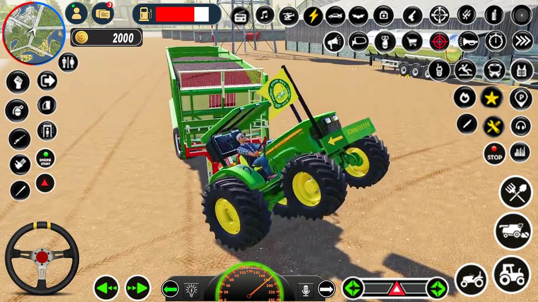 Tractor Game Real Tractor 3D - Gameplay image of android game