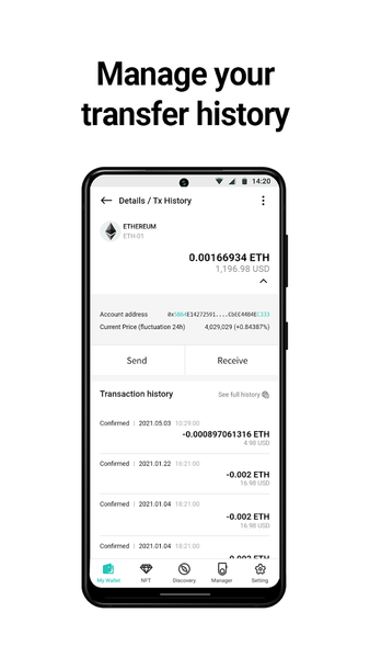 D’CENT Wallet - Secure Crypto - Image screenshot of android app