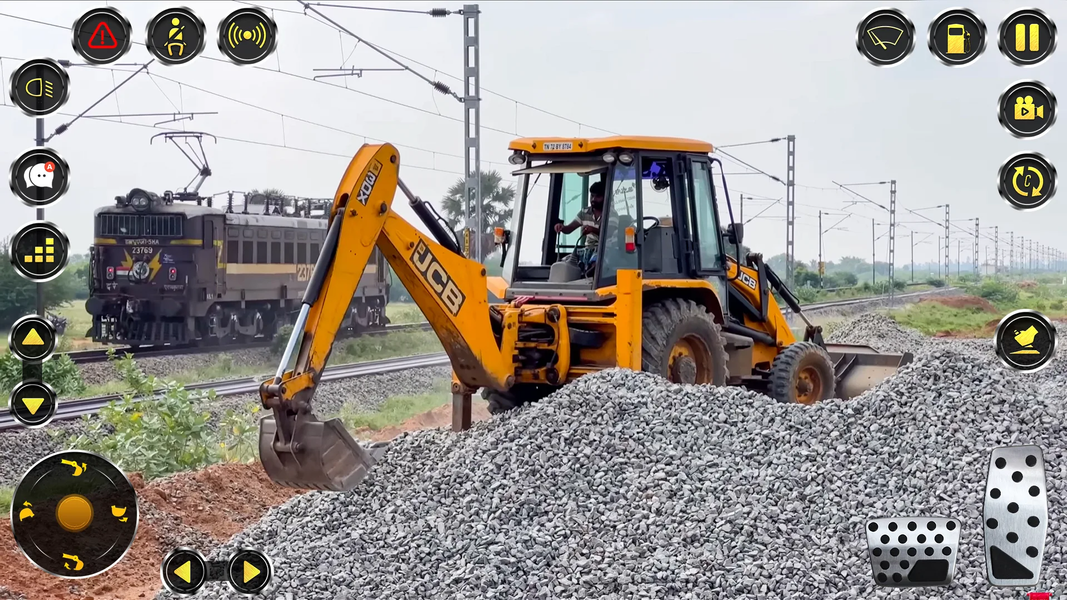 Snow Construction JCB Games ۳D - عکس بازی موبایلی اندروید