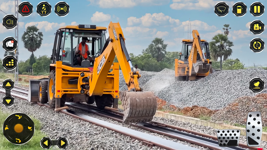 Snow Construction JCB Games ۳D - عکس بازی موبایلی اندروید