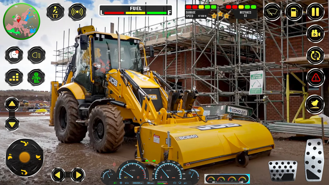 Snow Construction JCB Games ۳D - عکس بازی موبایلی اندروید