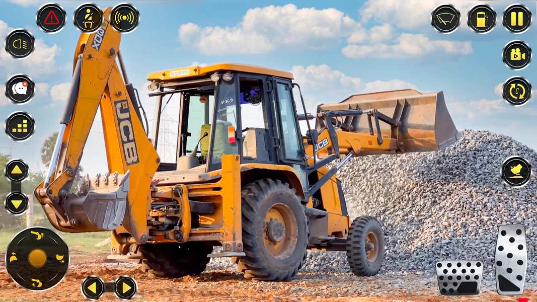 Snow Construction JCB Games ۳D - عکس بازی موبایلی اندروید