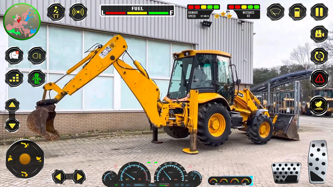 Snow Construction JCB Games ۳D - عکس بازی موبایلی اندروید