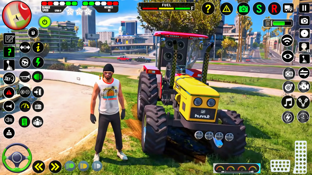 Tractor Game ۳D Farming Games - عکس بازی موبایلی اندروید