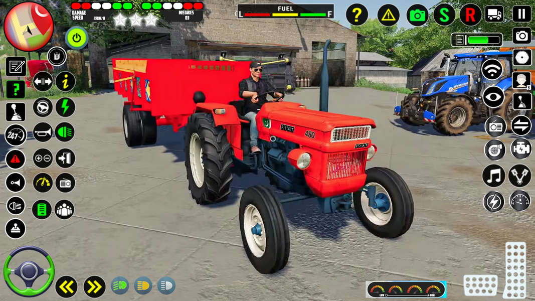 Tractor Game ۳D Farming Games - عکس بازی موبایلی اندروید