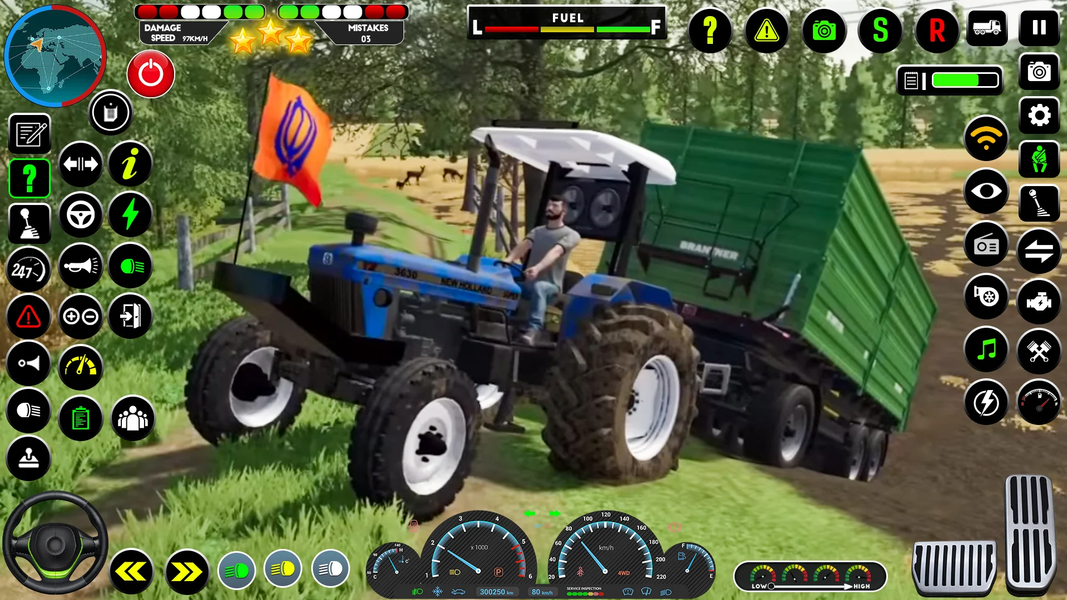 Tractor Game 3D Farming Games - Gameplay image of android game