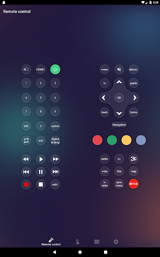 Remote for Sony Bravia TV - عکس برنامه موبایلی اندروید